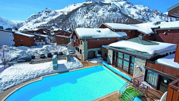 Indoor pool, outdoor pool - Residence P&V les Chalets de Solaise (Val-d'Isere)
