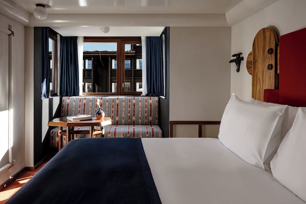 Premium bedding, minibar, in-room safe, soundproofing