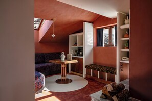 Penthouse (Solaise) | Wohnbereich | Flachbildfernseher