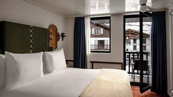 Val dâIsĂšre vue sur les pistes avec Balcon | Literie de qualitĂ© supĂ©rieure, minibar, coffres-forts dans les chambres