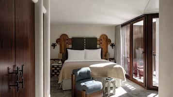 Ropa de cama de alta calidad y minibar