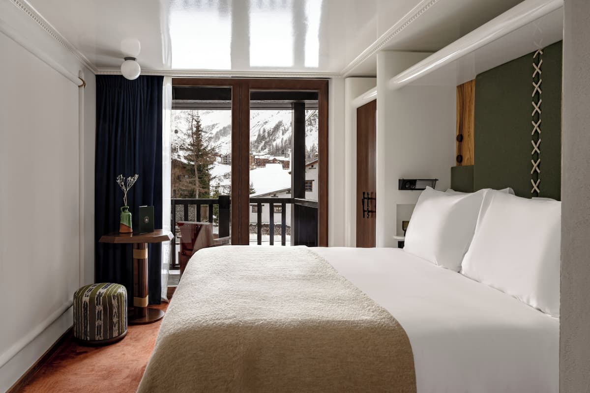 Kamar, balkon (Val d'Isère) | Seprai premium, minibar, brankas, dan kedap suara