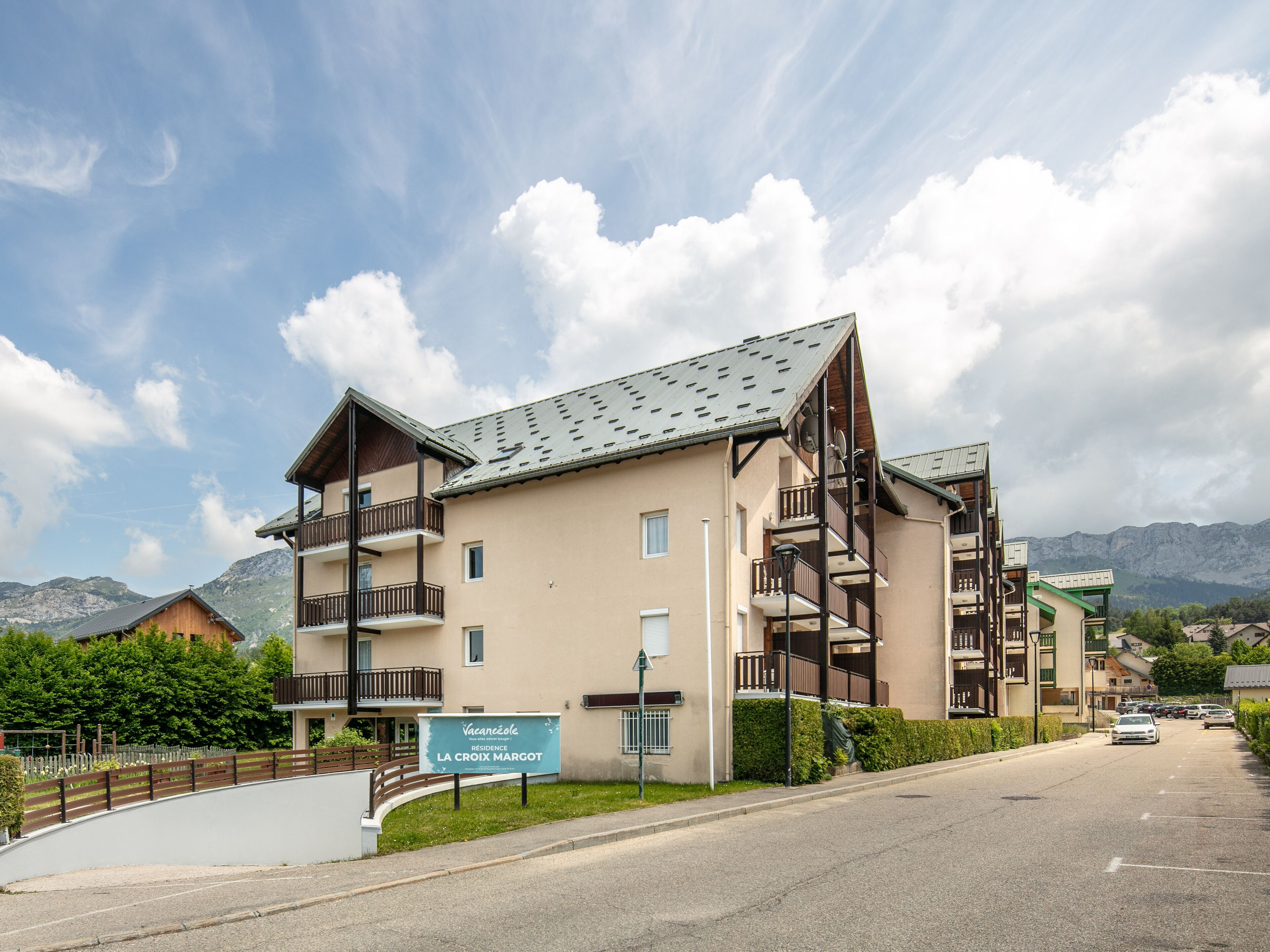 Majoituspaikan julkisivu