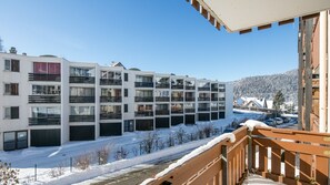 Studio für 4 Pers. | Blick vom Balkon