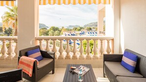 Leilighet, 1 soverom, balkong | Terrasse/patio