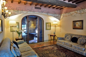 Lobby sitting area