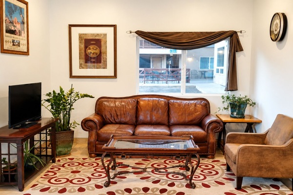Lobby sitting area