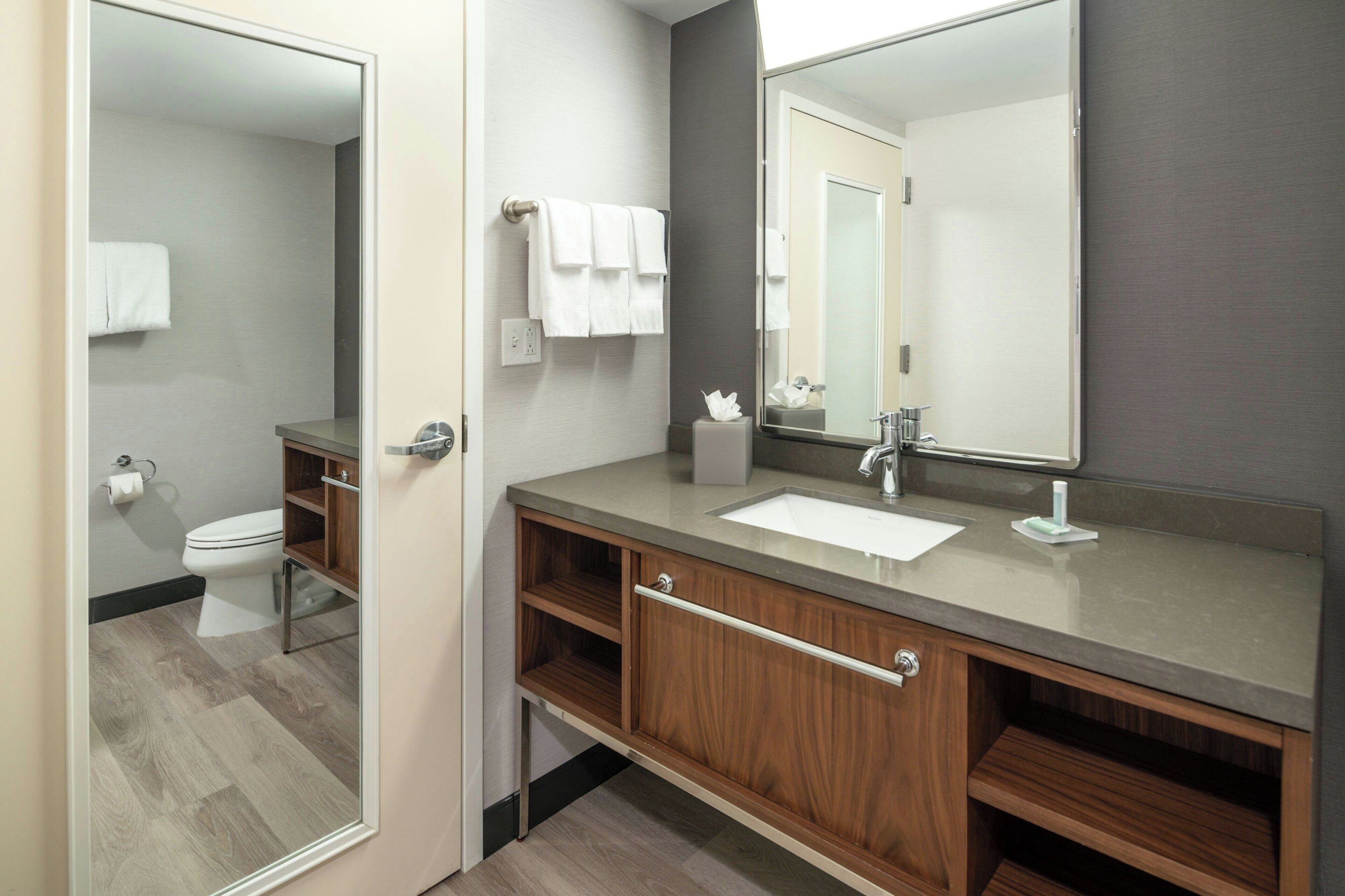 room, 2 queen beds | in-room safe, desk, laptop workspace, blackout curtains