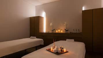 Couples treatment rooms, sauna, hot springs, body treatments, facials