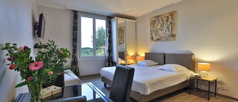 Apartment, Gartenblick
