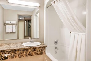 Free toiletries, hair dryer, towels