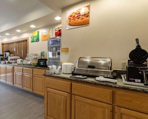 Free buffet breakfast