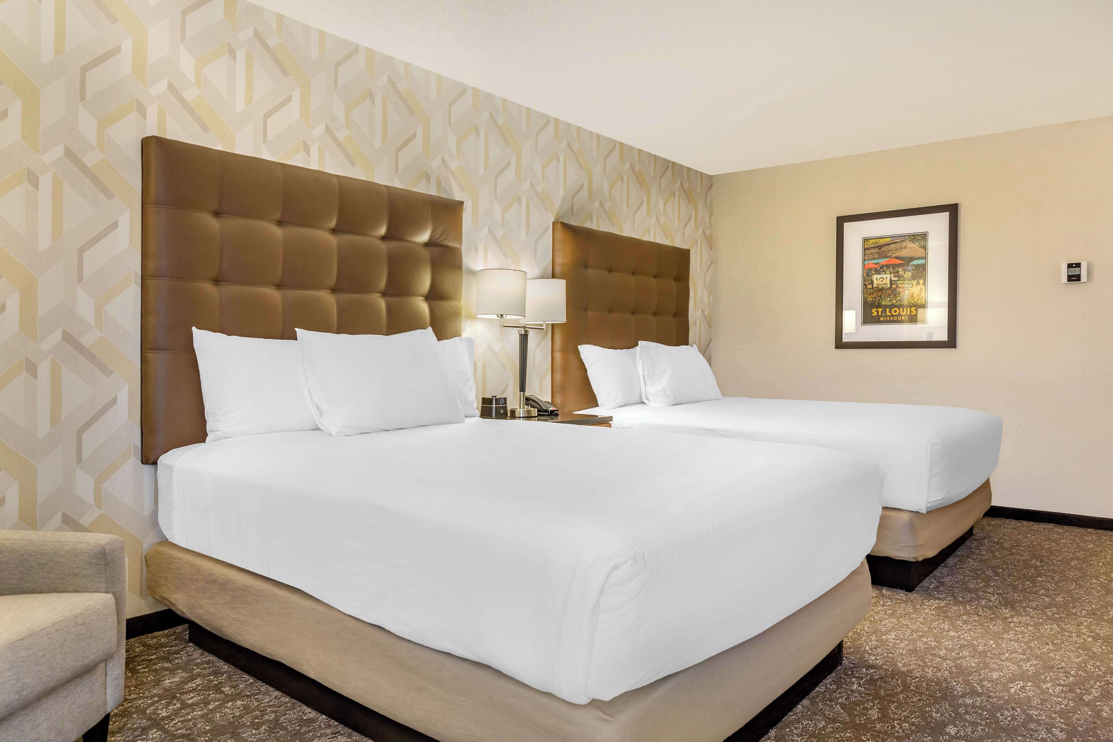 1 bedroom, desk, blackout curtains, iron/ironing board