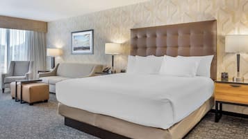 Desk, blackout drapes, iron/ironing board, free cribs/infant beds