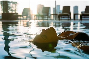 Indoor pool, open 6 AM to 11 PM, sun loungers