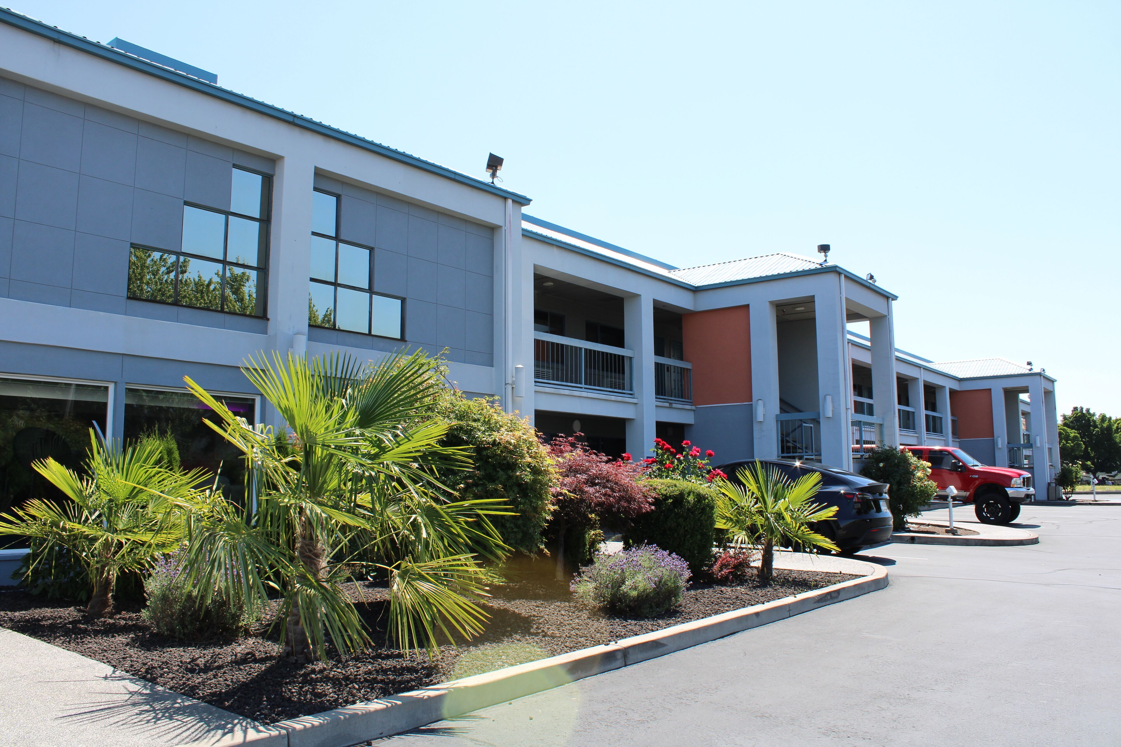 Fassade der Unterkunft