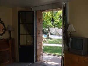 Suite, salle de bain privée (Courtyard) | Terrasse/patio