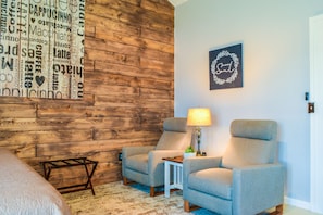 Suite 12 Coffee Cottage | Premium bedding, individually decorated, individually furnished