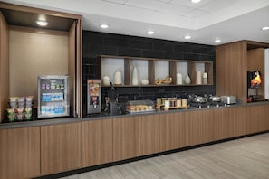 Free daily on-the-go breakfast