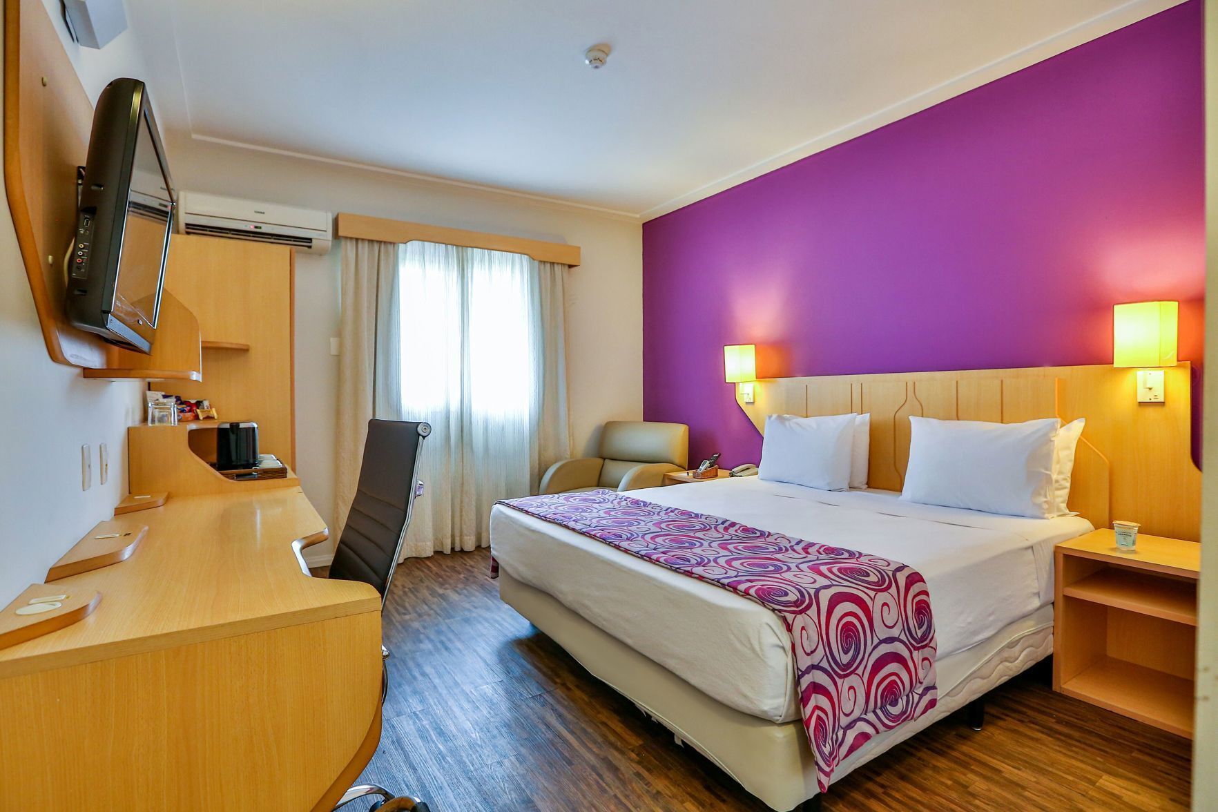 Minibar, in-room safe, desk, laptop workspace