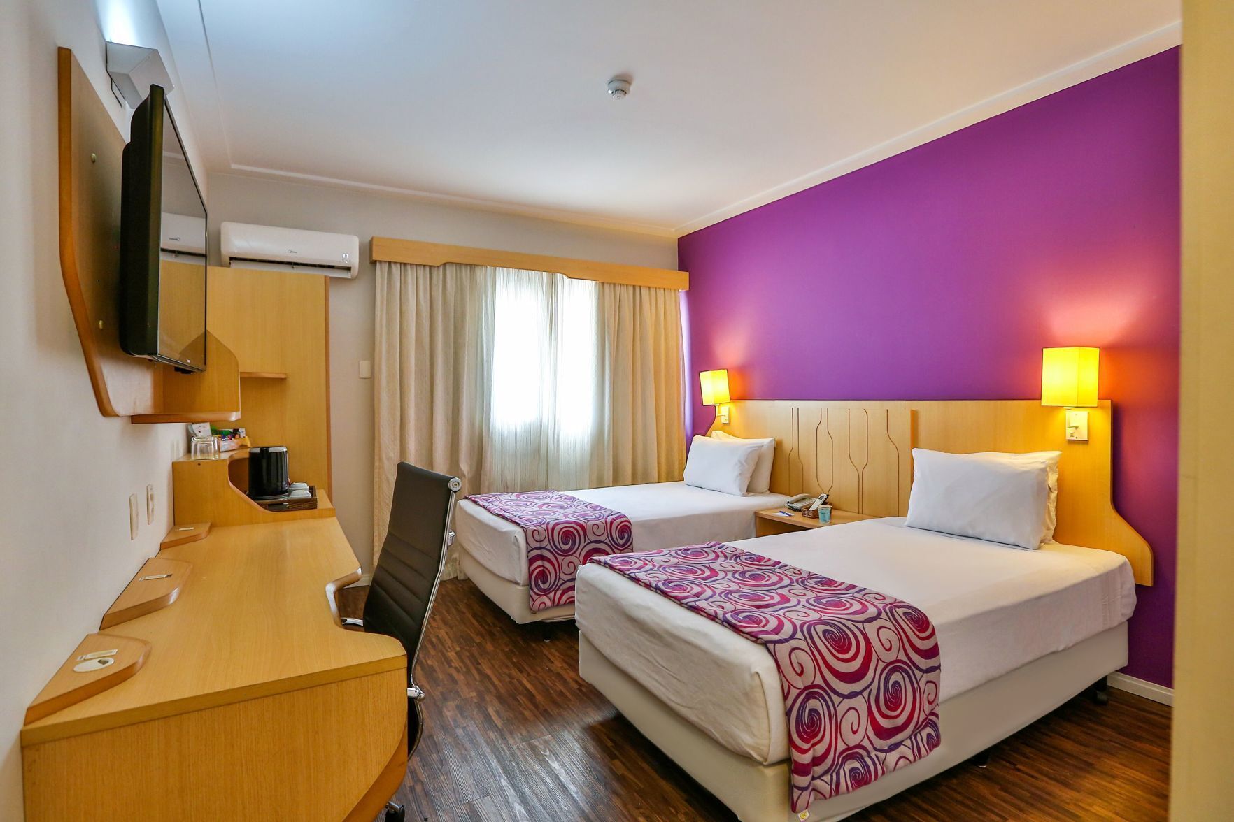 Minibar, in-room safe, desk, laptop workspace