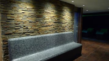 Turkish bath, massage/treatment rooms