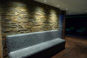 Turkish bath, massage/treatment rooms