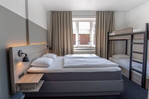 Desk, iron/ironing board, free WiFi, bed sheets