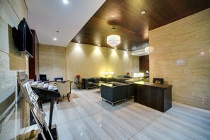 Sala de estar en el lobby
