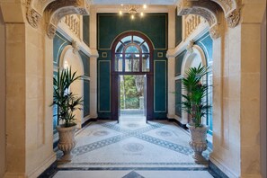 Interior entrance