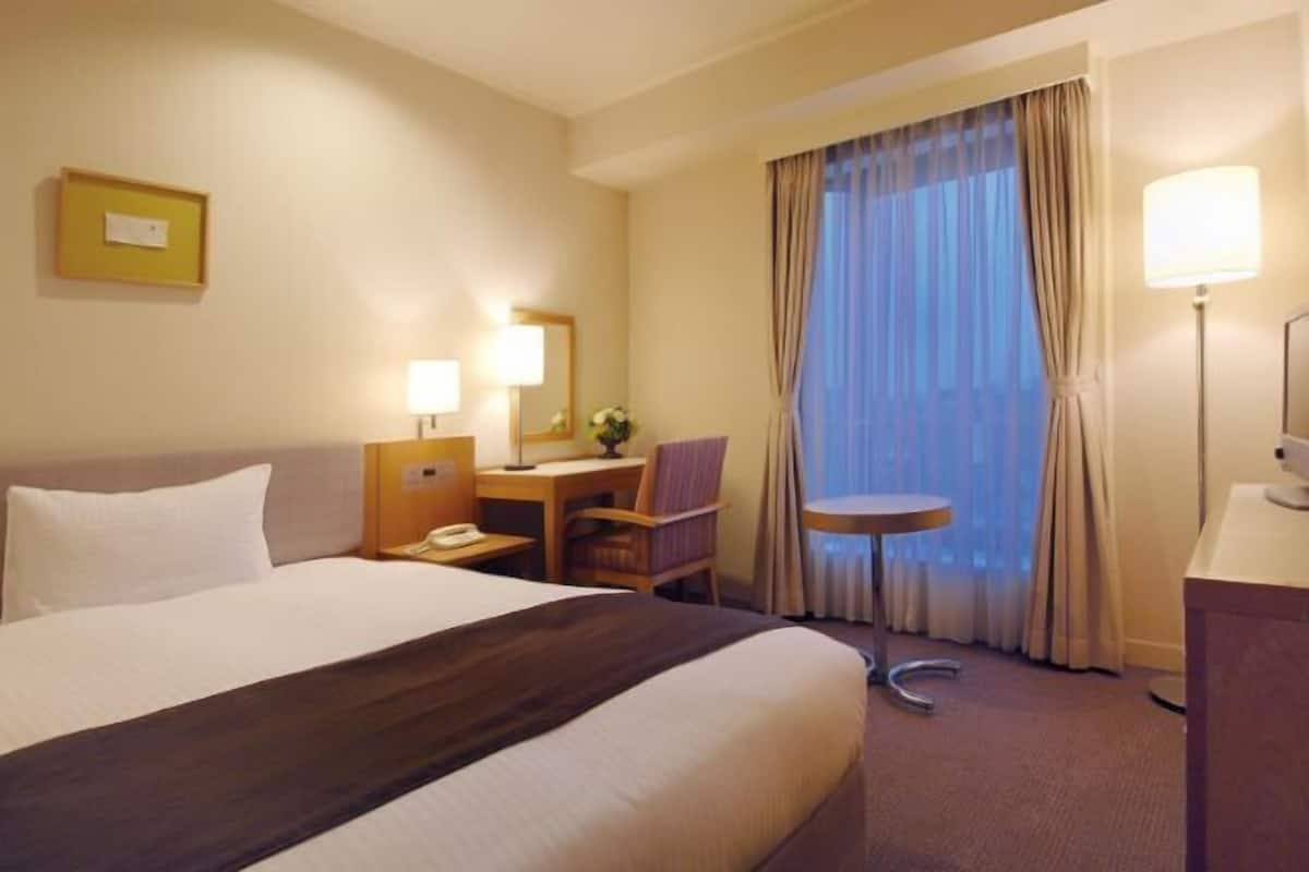 Desk, blackout curtains, free WiFi, bed sheets