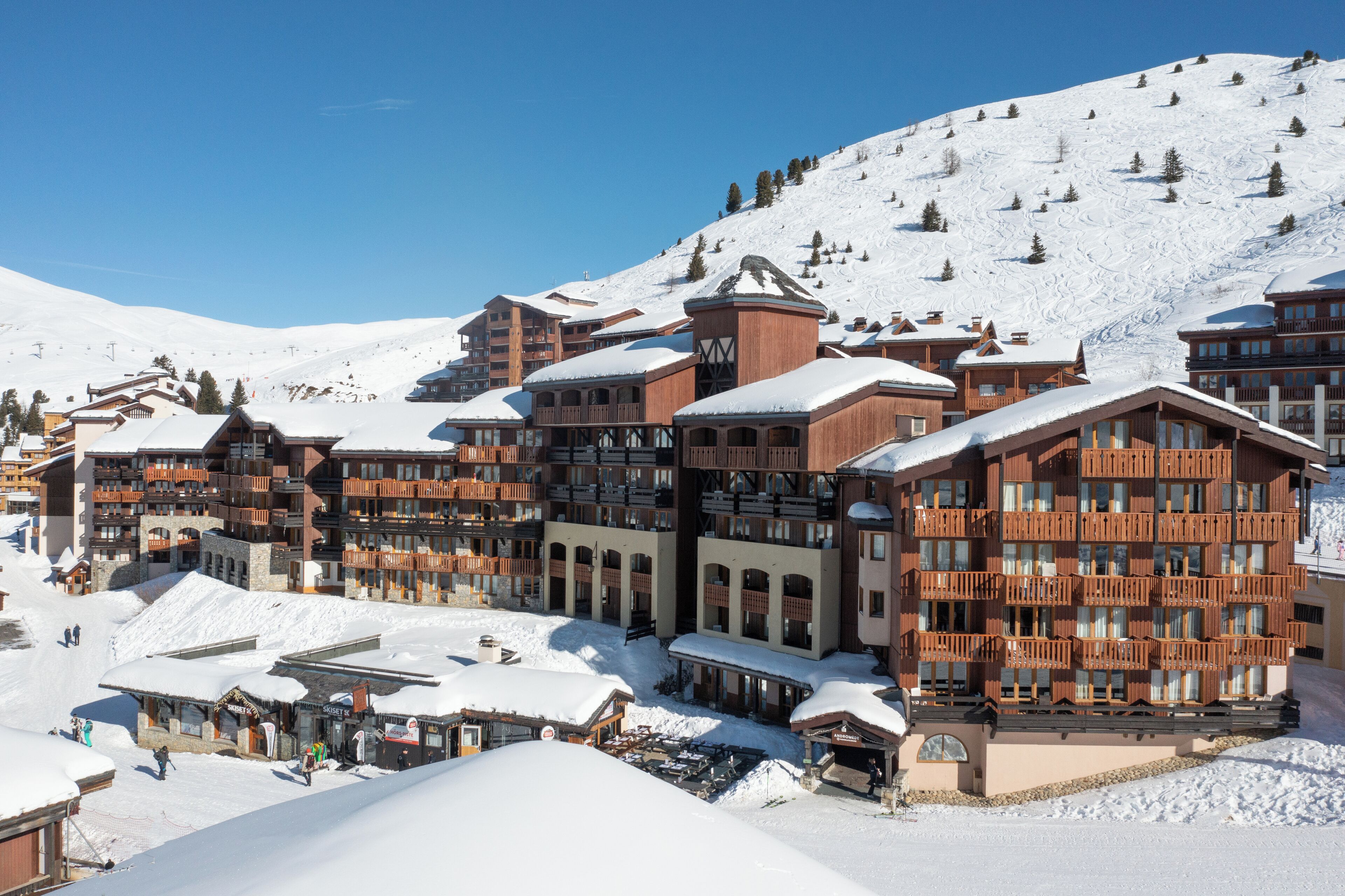 Façade de l’hébergement