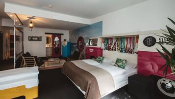 Superior-Vierbettzimmer | Allergikerbettwaren, individuell dekoriert, individuell eingerichtet