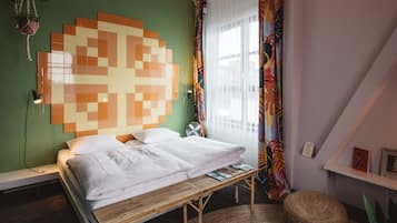 Double room XL Home | Allergikerbettwaren, individuell dekoriert, individuell eingerichtet