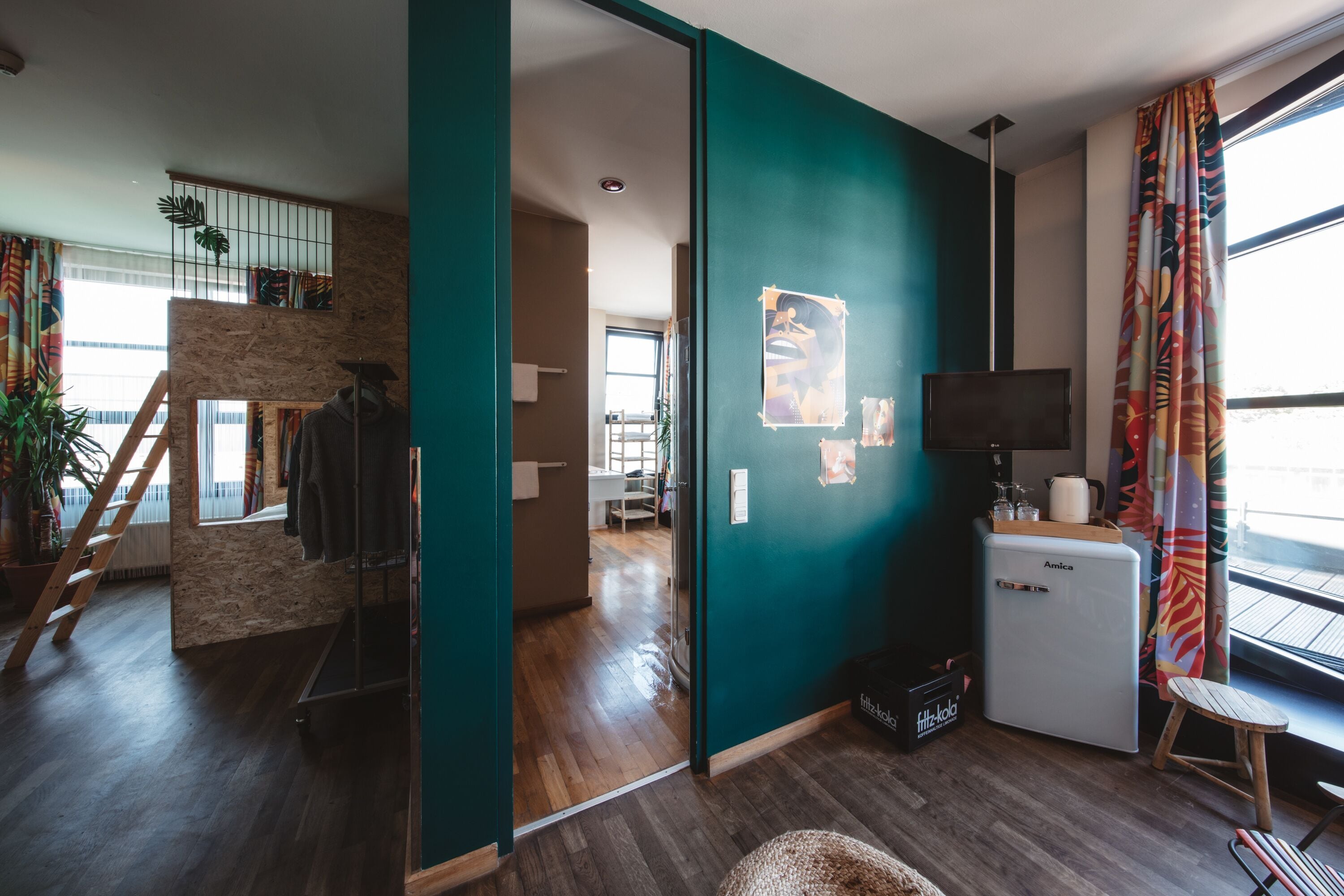 superior quadruple room rooftop | 1 bedroom, hypo-allergenic bedding, individually decorated