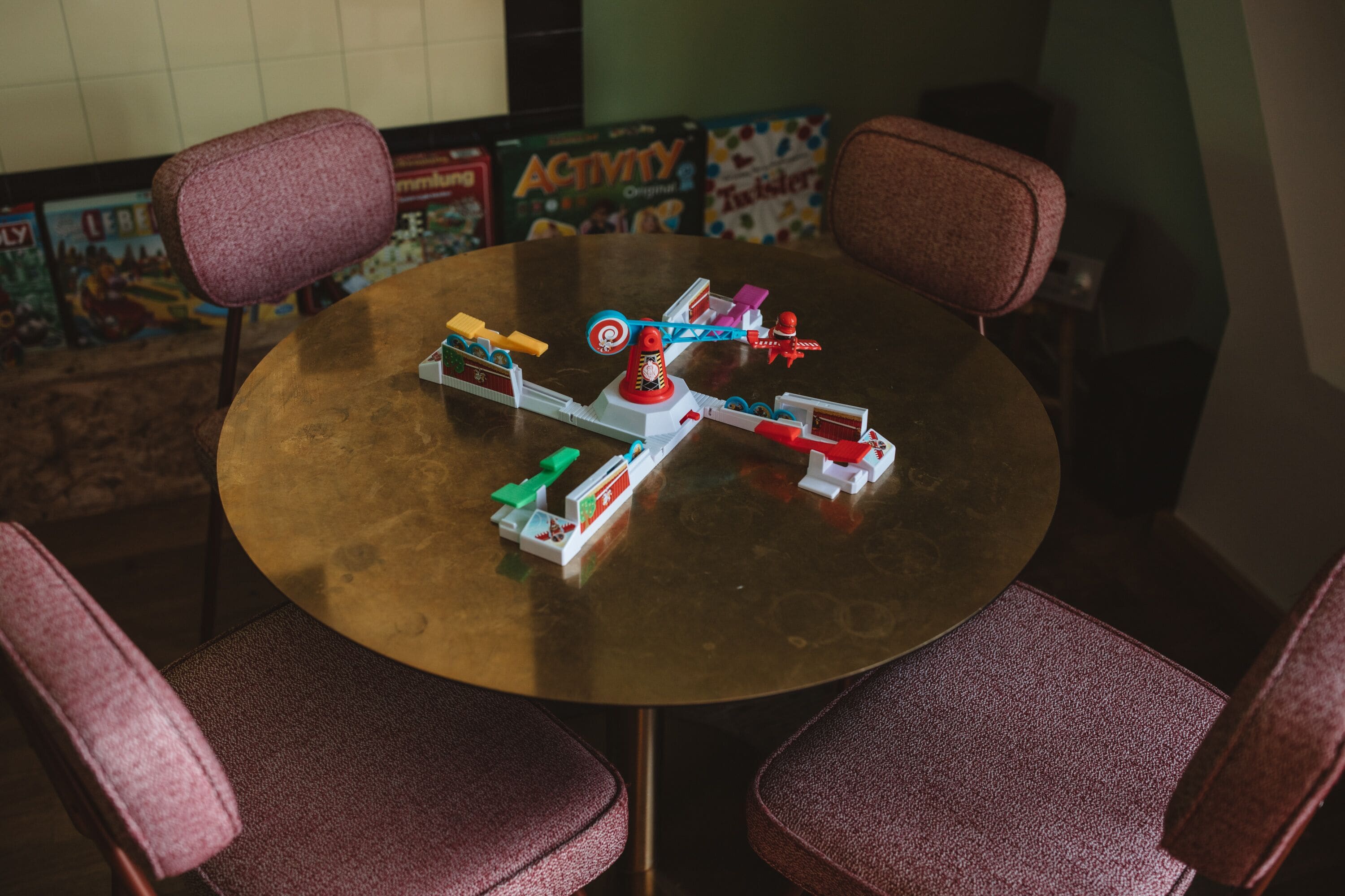 superior quadruple room games | room amenity