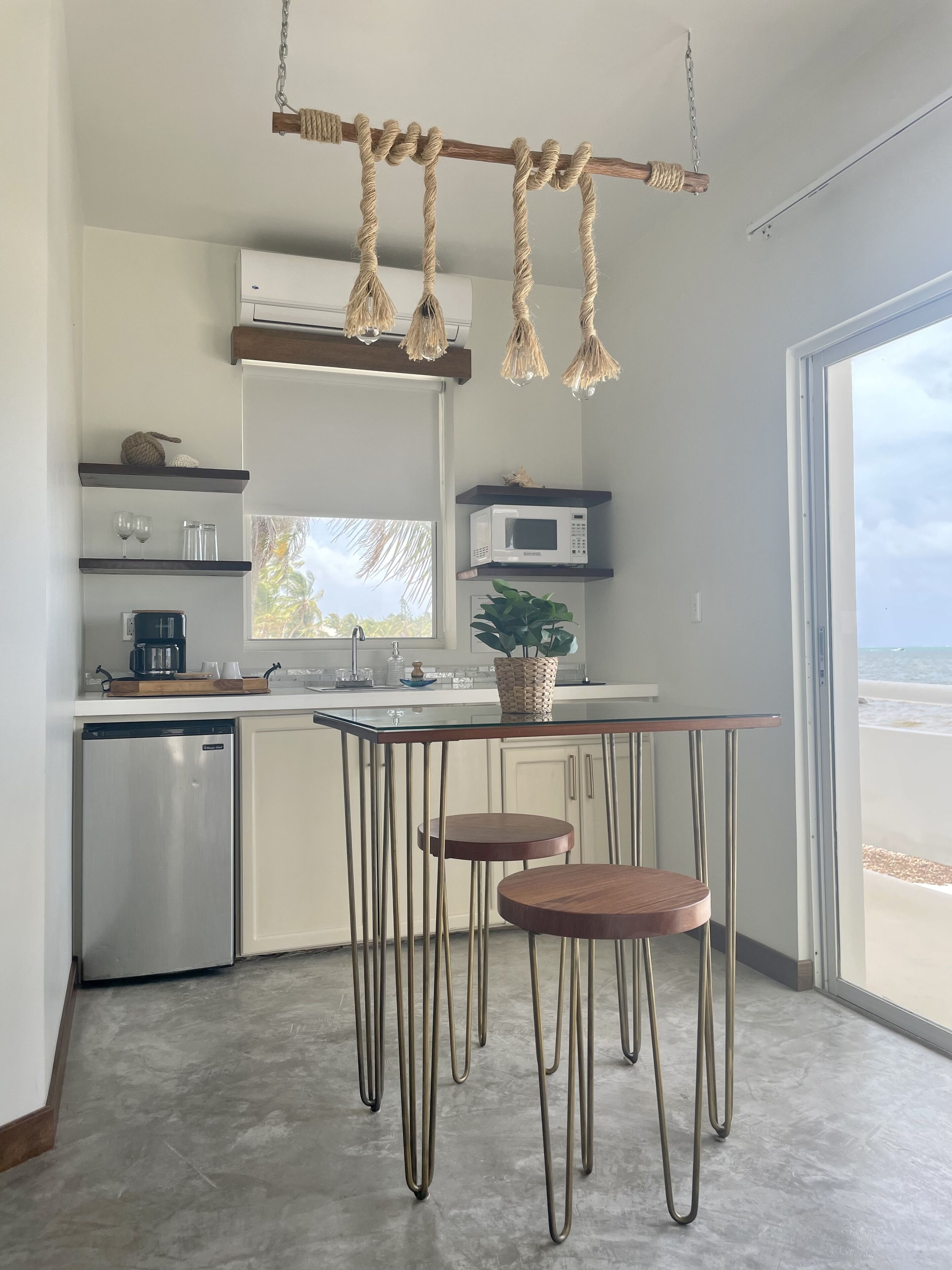 oceanfront junior suite - 1 king bed | private kitchen | coffee/tea maker