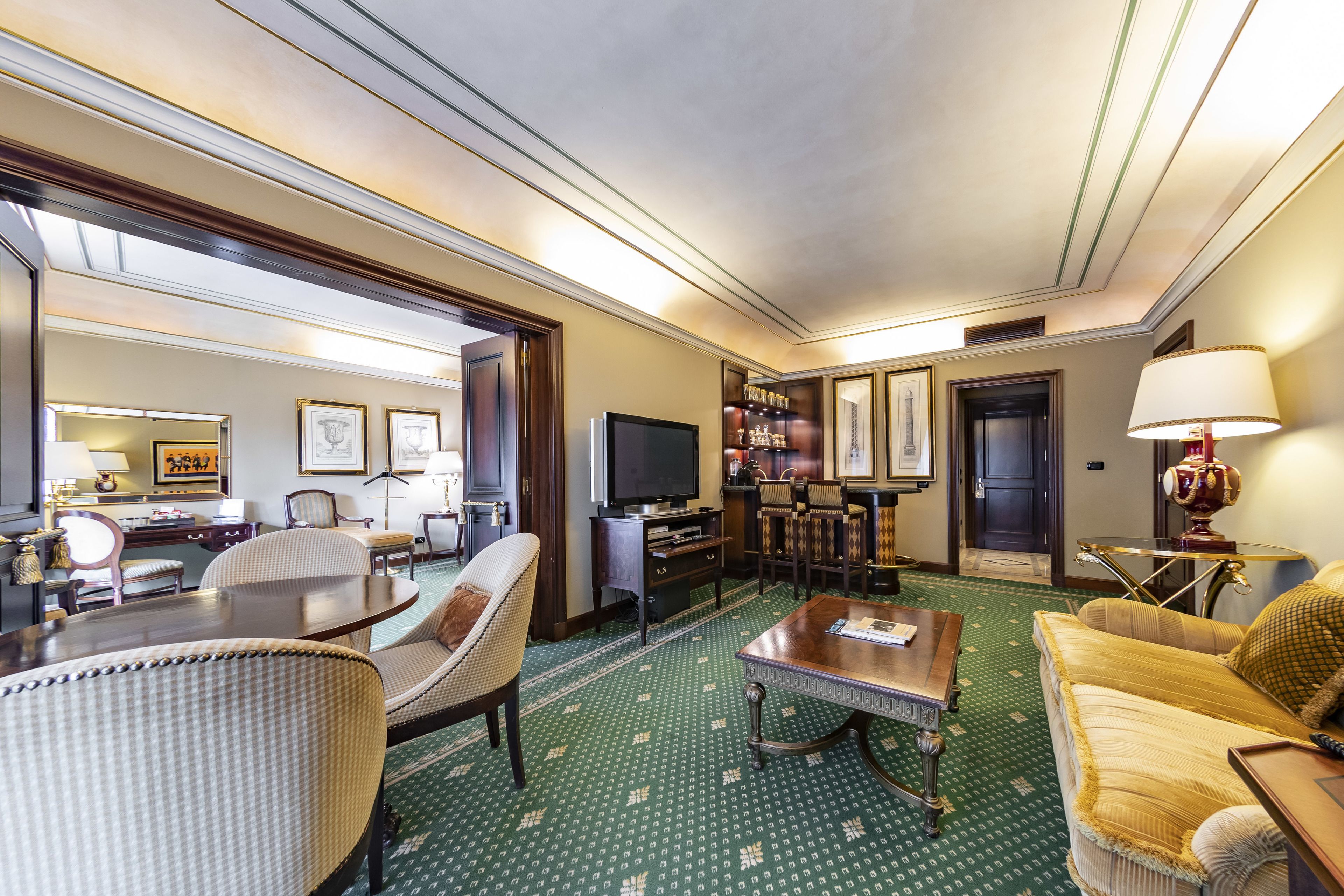 Presidential Suite | Living room | 40-inch flat-screen TV with digital channels