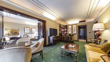 Presidential Suite | Living room | 40-inch flat-screen TV with digital channels