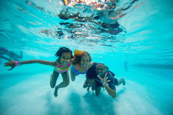 4 indoor pools, seasonal outdoor pool, pool cabanas (surcharge)