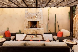Villa, 4 Bedrooms, Beachfront | Terrace/patio
