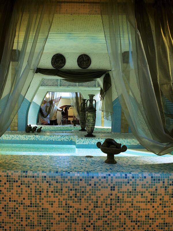 Steam room, detox wraps, facials