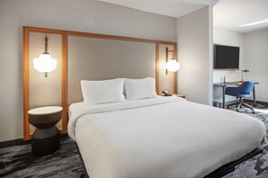 Hypo-allergenic bedding, pillowtop beds, in-room safe, desk