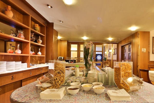 Daily buffet breakfast (EUR 15 per person)