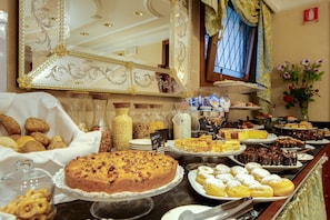 Daily buffet breakfast (EUR 15 per person)