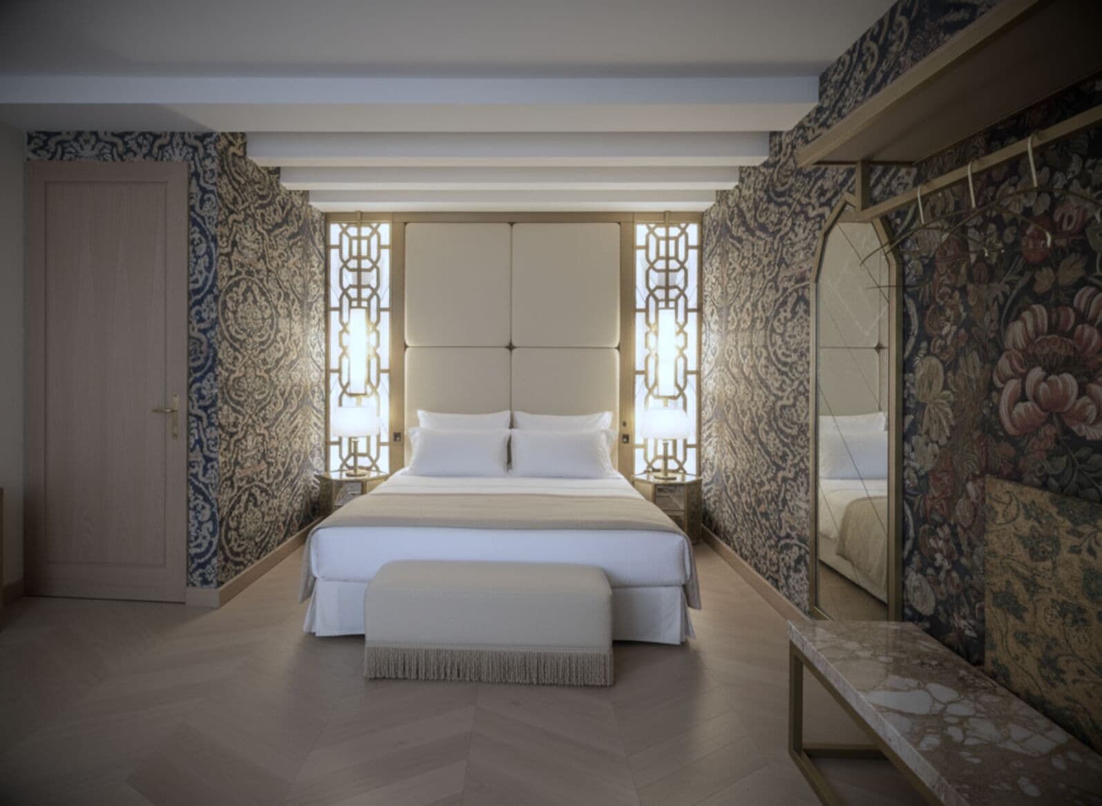 Elegant Family Suite, Annex Building (Access by stairs only) | Premium bedding, down comforters, pillowtop beds, minibar