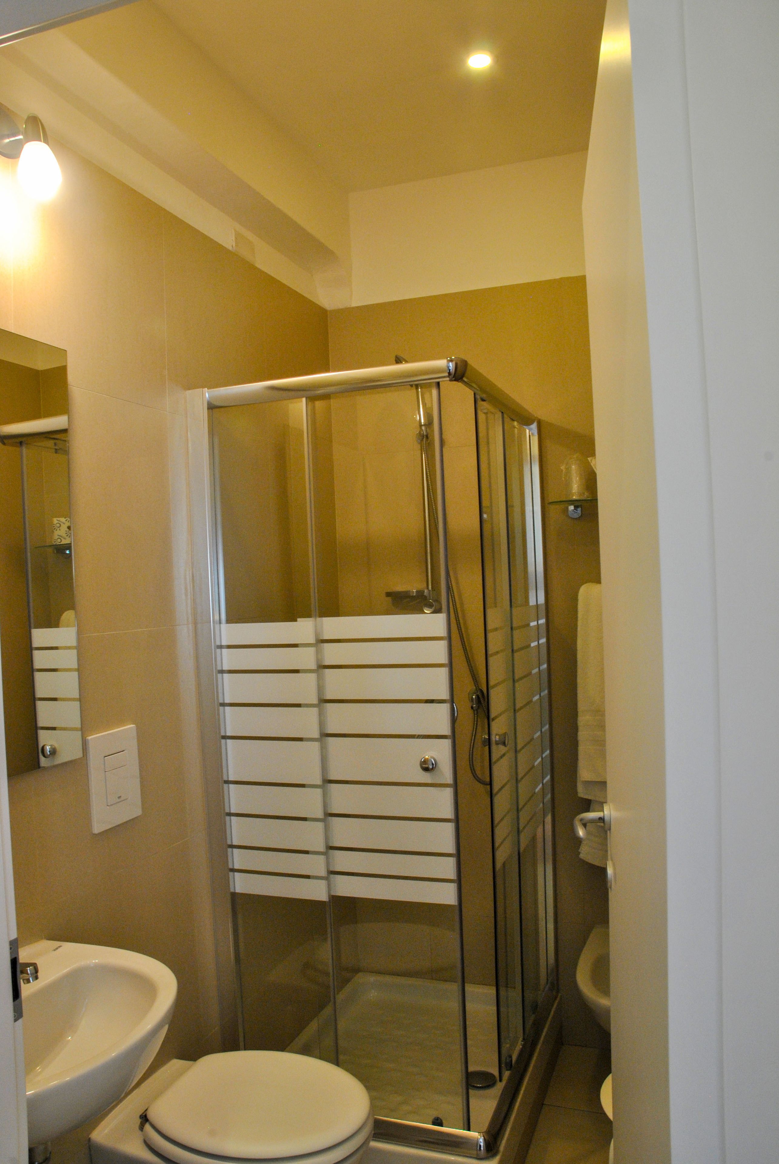 shower, rainfall showerhead, hair dryer, bidet