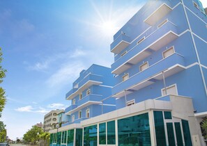 Fassade der Unterkunft