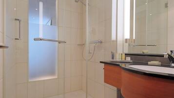 Free toiletries, hair dryer, towels