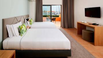 Minibar, in-room safe, desk, blackout curtains